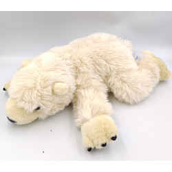 Doudou ours polaire blanc créme MARINELAND