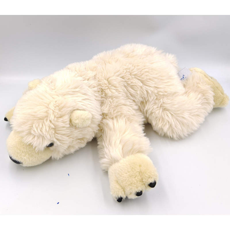 Doudou ours polaire blanc créme MARINELAND