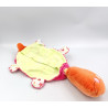 Doudou range pyjama tortue rose orange verte SUCRE D'ORGE