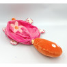 Doudou range pyjama tortue rose orange verte SUCRE D'ORGE