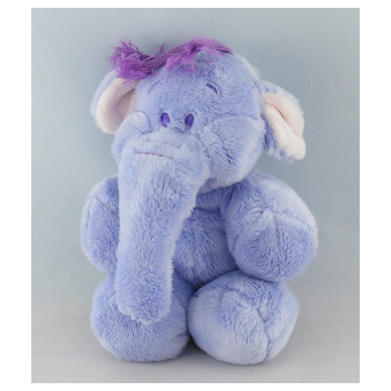 Doudou Eléphant Bleu - l'éfélant Lumpy ami de Winnie - Disney