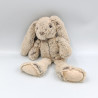 Doudou lapin beige marron Les Copains Câlins HISTOIRE D'OURS