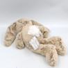 Doudou lapin beige marron Les Copains Câlins HISTOIRE D'OURS