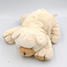 Doudou ours écru beige marron NICOTOY