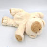 Doudou ours écru beige marron NICOTOY