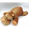 Doudou peluche rhinocéros marron SUPER TOYS