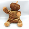 Doudou peluche rhinocéros marron SUPER TOYS