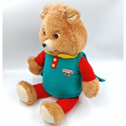 Ancienne peluche ours Teddy Ruxpin Cassette Année 1985