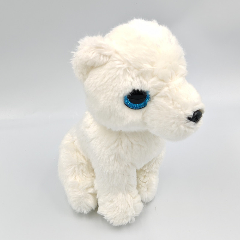 Peluche ours polaire blanc MUSEE MONACO PETJES WORLD