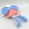 Doudou souris blanche rose bleu Praline BABY NAT