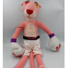 Ancienne Peluche la panthére rose Pink Panther tenue de boxe
