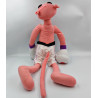 Ancienne Peluche la panthére rose Pink Panther tenue de boxe