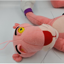Ancienne Peluche la panthére rose Pink Panther tenue de boxe