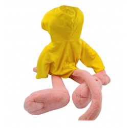 Ancienne grande peluche la panthére rose Pink Panther sweat jaune