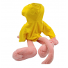 Ancienne grande peluche la panthére rose Pink Panther sweat jaune
