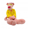 Ancienne grande peluche la panthére rose Pink Panther sweat jaune