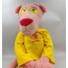 Ancienne grande peluche la panthére rose Pink Panther sweat jaune