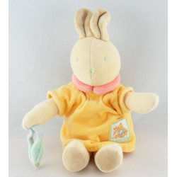 Doudou mini ours blanc la grande famille MOULIN ROTY