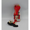 Ancienne Peluche panthére rose fushia MUNDIAL 82 ENGLAND VINTAGE