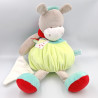 Doudou range pyjama ane cheval bleu vert rouge BABY NAT