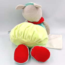 Doudou range pyjama ane cheval bleu vert rouge BABY NAT