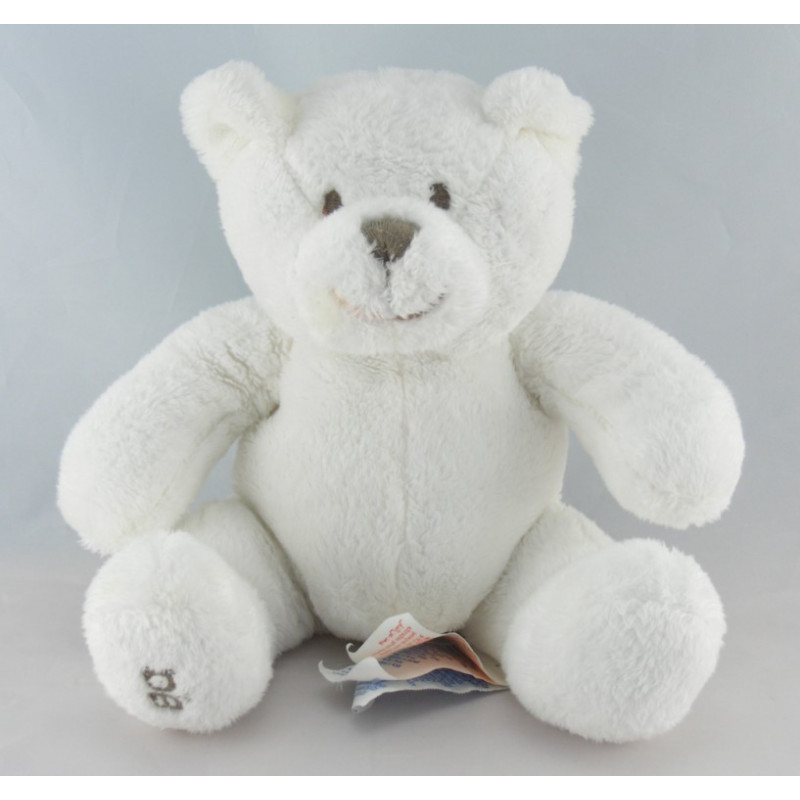 Doudou ours blanc OBAIBI 