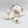 Doudou musical accordéon ours blanc gris Dodo d'amour MGM