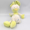 Doudou musical lapin blanc vert BABYSUN