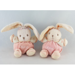 mini Doudou Lapin lilirose robe à fleurs bandeau Kaloo