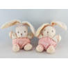 mini Doudou Lapin lilirose robe à fleurs bandeau Kaloo