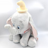 Grand doudou peluche éléphant gris Dumbo col rouge DISNEY NICOTOY