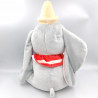 Grand doudou peluche éléphant gris Dumbo col rouge DISNEY NICOTOY