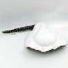 Peluche poisson raie manta blanche noir jaune tachetée NATURE PLANET