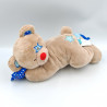 Doudou musical ours bleu beige vert étoile LIEF