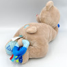 Doudou musical ours bleu beige vert étoile LIEF