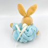 Mini Doudou lapin plume beige bleu KALOO