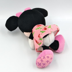 Doudou Peluche Minnie rose fleurs DISNEY NICOTOY