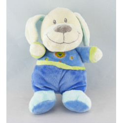 Doudou chien bleu coeur NICOTOY VETIR