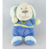 Doudou chien bleu coeur NICOTOY VETIR