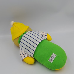 Ancienne peluche Luciole phosphorescent Toto vert jaune AJENA