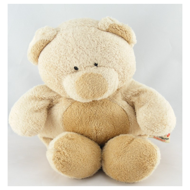 Doudou ours beige marron NICOTOY