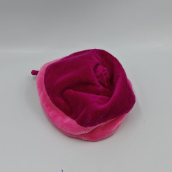 Doudou plat lutin fée princesse rose DIM DAM DOUM ROUMANOFF