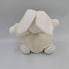 Doudou lapin P'tit lapinou blanc PERLE KALOO