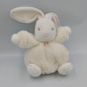 Doudou lapin P'tit lapinou blanc PERLE KALOO