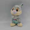 Doudou lapin gris bleu fleur Pan-pan Panpan DISNEY SIMBA TOYS