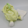 Doudou lapin vert coquille mouchoir Pâques BABY NAT