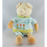 Doudou vache robe verte arrosoir MOTS D'ENFANTS