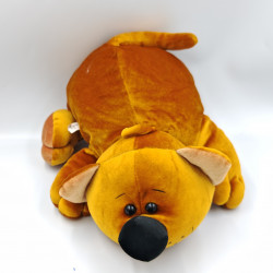 Peluche chien marron SUPER TOYS