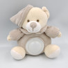 Doudou veilleuse ours gris beige blanc ABSOLU CHIC JJA