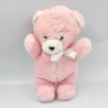 Peluche ours rose NOUNOURS